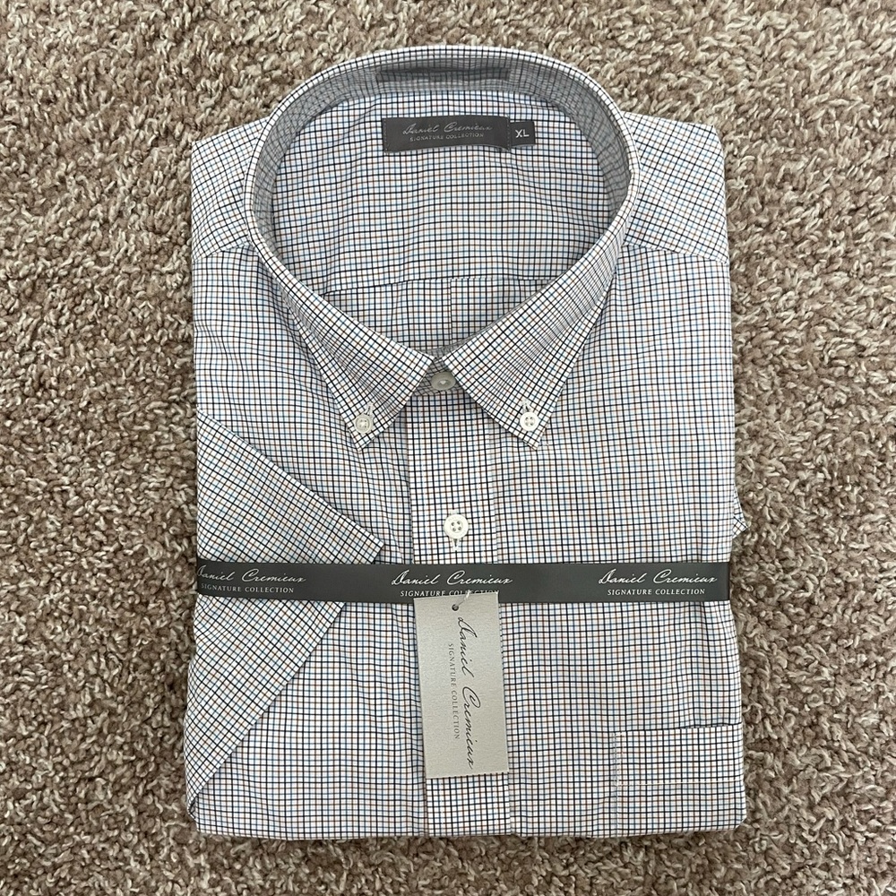 Daniel Cremieux Short Sleeve Men Shirt XL